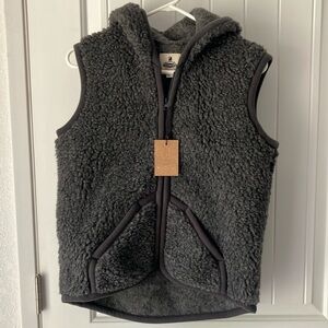 100% wool Gray Kids Vest from Ireland